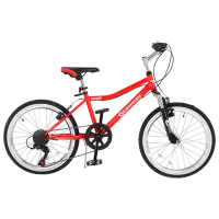 Велосипед Glamvers Rider 20"  Алюминий / Красный 