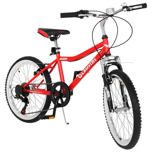 Bicicletă Glamvers Rider 20"  Aluminiu / Red  photo 2