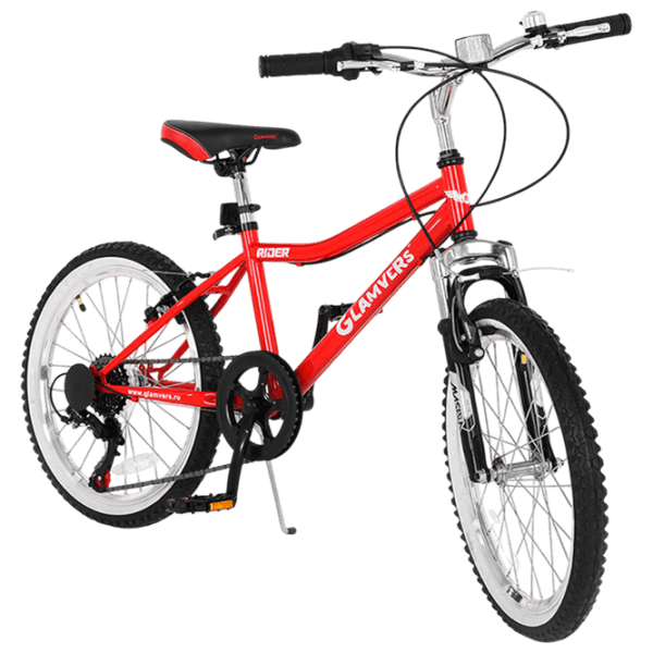 Bicicletă Glamvers Rider 20"  Aluminiu / Red  photo 2