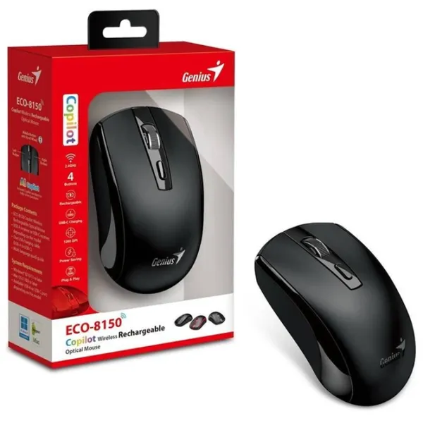 Mouse Genius ECO-8150 Black photo 5
