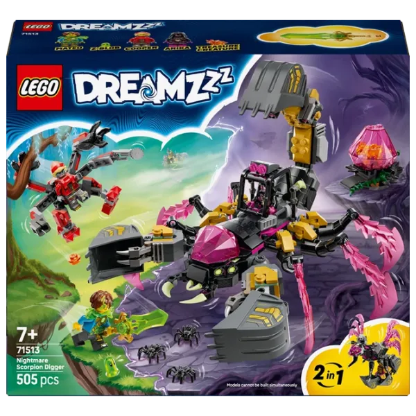 Constructor LEGO Nightmare Scorpion Digger Clasic/ Black photo 1