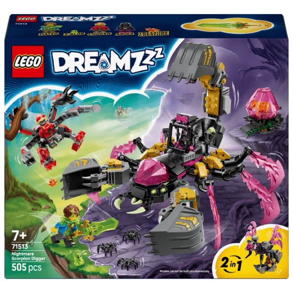 Constructor LEGO Nightmare Scorpion Digger Clasic/ Black photo 1