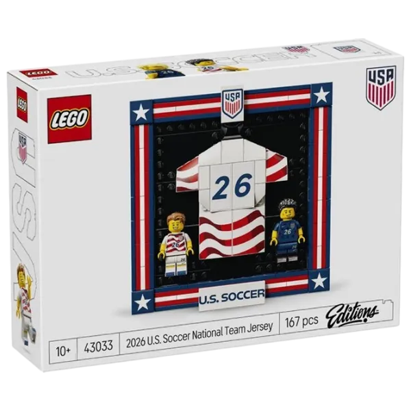Constructor LEGO 2026 U.S. Soccer National Team Jersey Clasic/ White photo 1