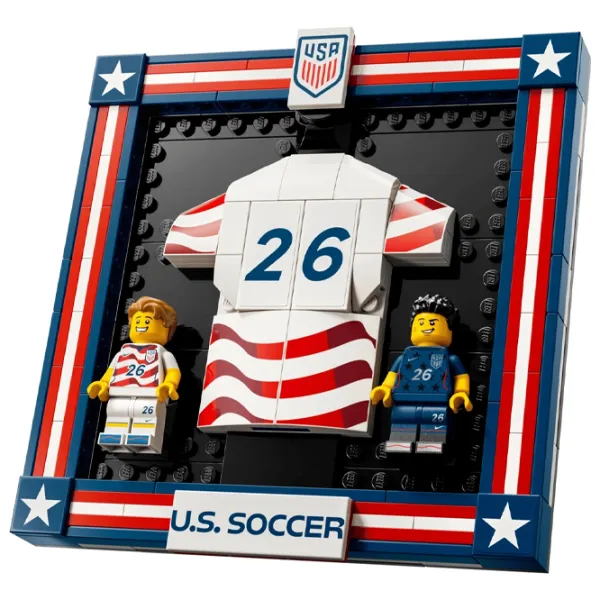 Constructor LEGO 2026 U.S. Soccer National Team Jersey Clasic/ White photo 2