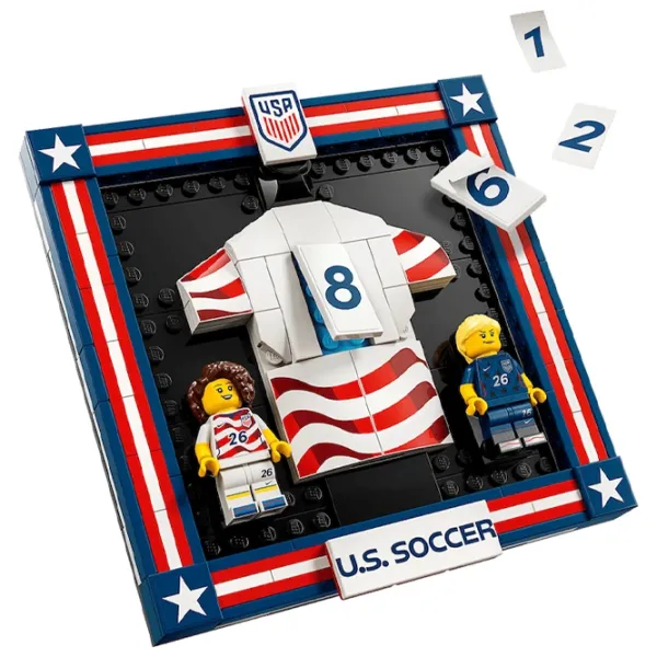 Constructor LEGO 2026 U.S. Soccer National Team Jersey Clasic/ White photo 3