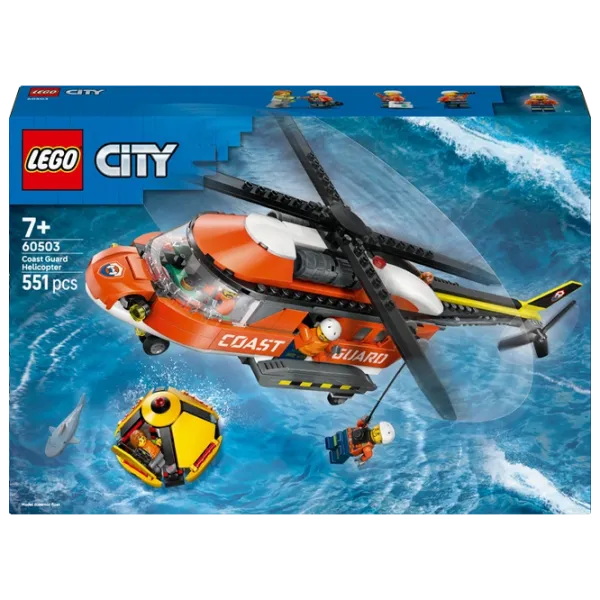 Конструктор LEGO Coast Guard Helicopter Спасатели/ Оранжевый photo 1