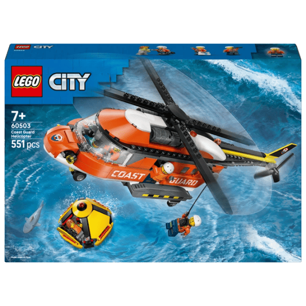 Конструктор LEGO Coast Guard Helicopter Спасатели/ Оранжевый photo 1