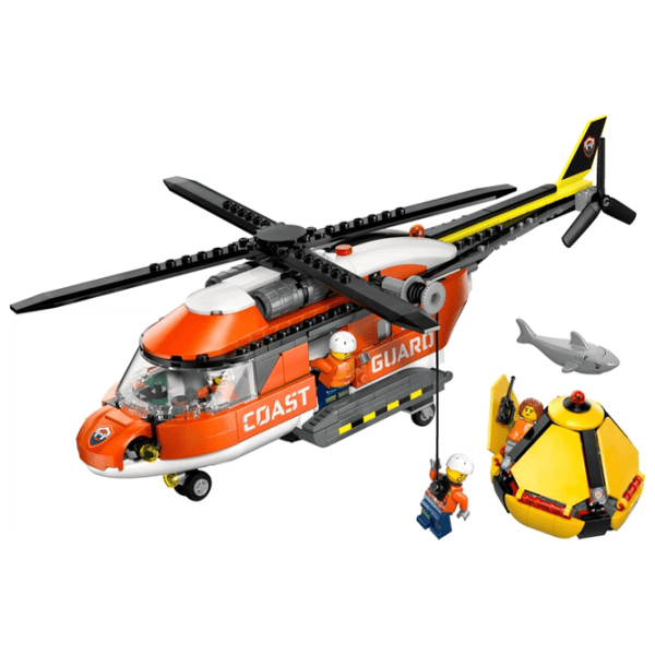 Конструктор LEGO Coast Guard Helicopter Спасатели/ Оранжевый photo 2