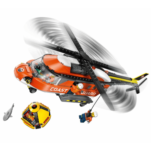 Конструктор LEGO Coast Guard Helicopter Спасатели/ Оранжевый photo 4