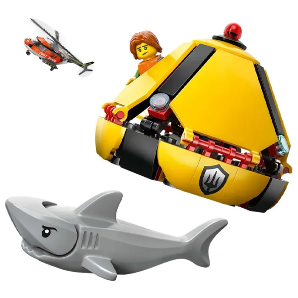 Конструктор LEGO Coast Guard Helicopter Спасатели/ Оранжевый photo 7