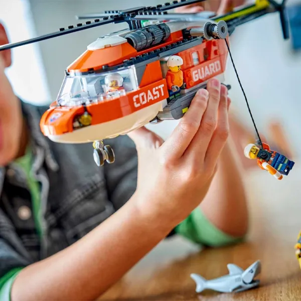 Конструктор LEGO Coast Guard Helicopter Спасатели/ Оранжевый photo 8