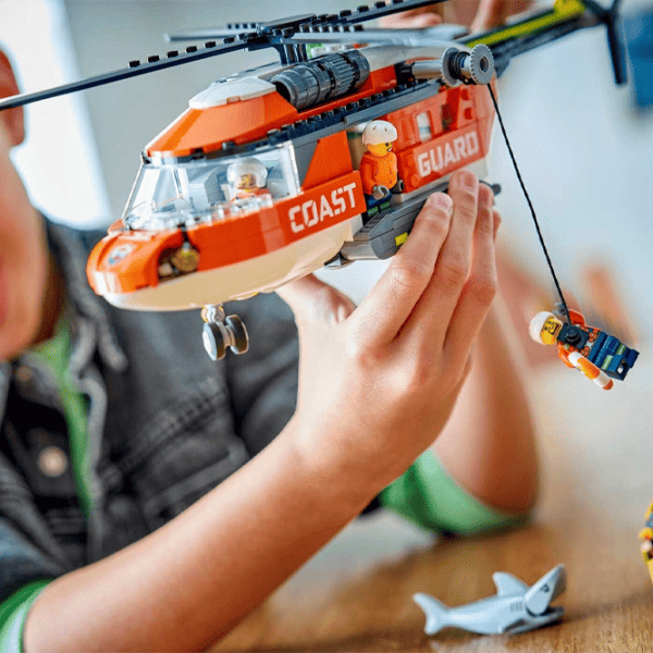 Конструктор LEGO Coast Guard Helicopter Спасатели/ Оранжевый photo 8