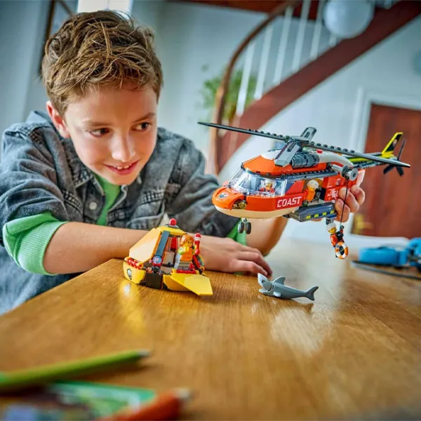 Конструктор LEGO Coast Guard Helicopter Спасатели/ Оранжевый photo 9