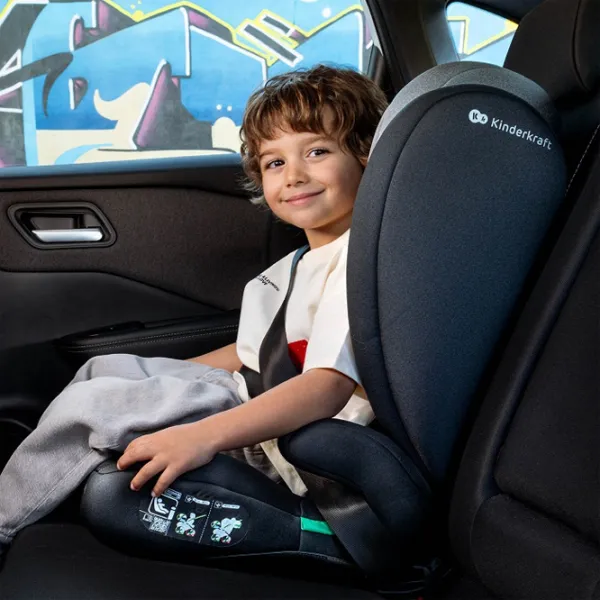 Детское автокресло KinderKraft I-Spark 2 Plus i-Size  3 года - 12 лет / 36 кг / Черный photo 8