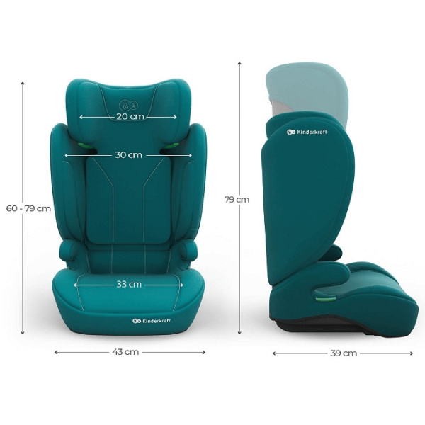 Scaun auto KinderKraft I-Spark 2 Plus i-Size  3 ani - 12 ani / 36 kg / Green photo 6
