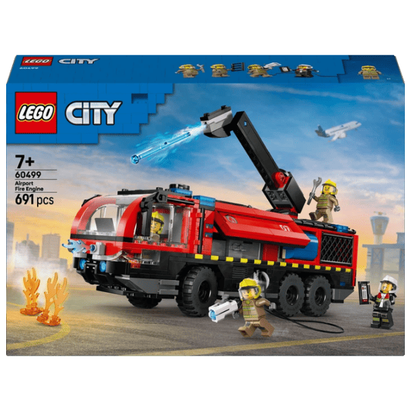 Constructor LEGO Airport Fire Engine Pompieri/ Red photo 1