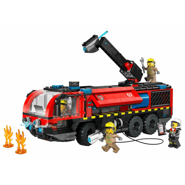 Constructor LEGO Airport Fire Engine Pompieri/ Red photo 2