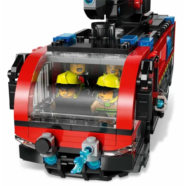 Constructor LEGO Airport Fire Engine Pompieri/ Red photo 4
