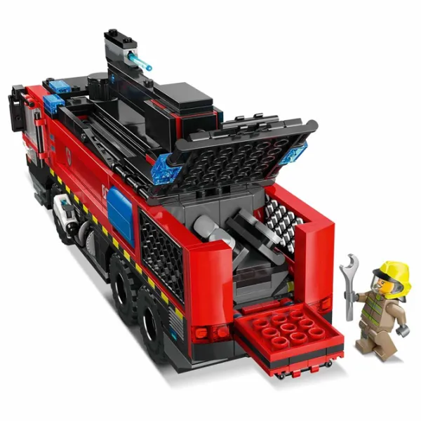 Constructor LEGO Airport Fire Engine Pompieri/ Red photo 6