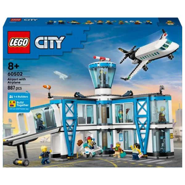 Конструктор LEGO Airport with Airplane Самолёт/ Синий photo 1