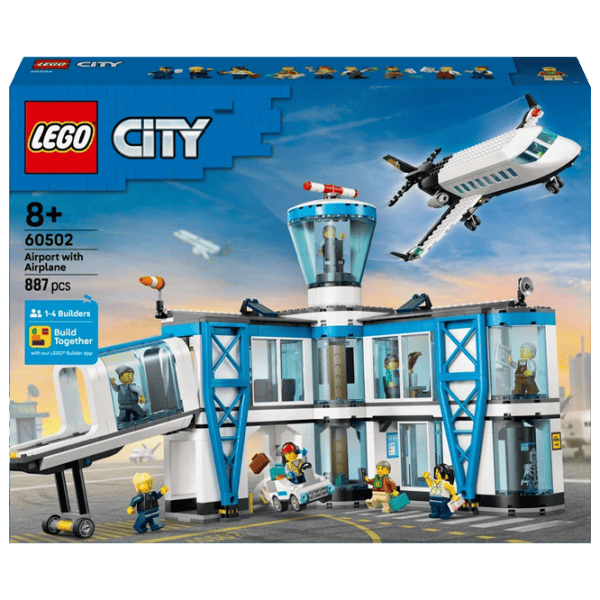 Конструктор LEGO Airport with Airplane Самолёт/ Синий photo 1