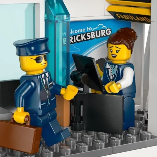 Конструктор LEGO Airport with Airplane Самолёт/ Синий photo 6