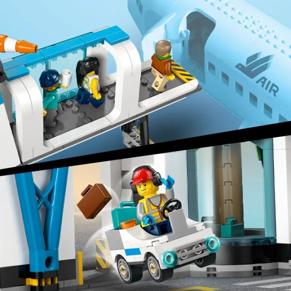 Конструктор LEGO Airport with Airplane Самолёт/ Синий photo 8