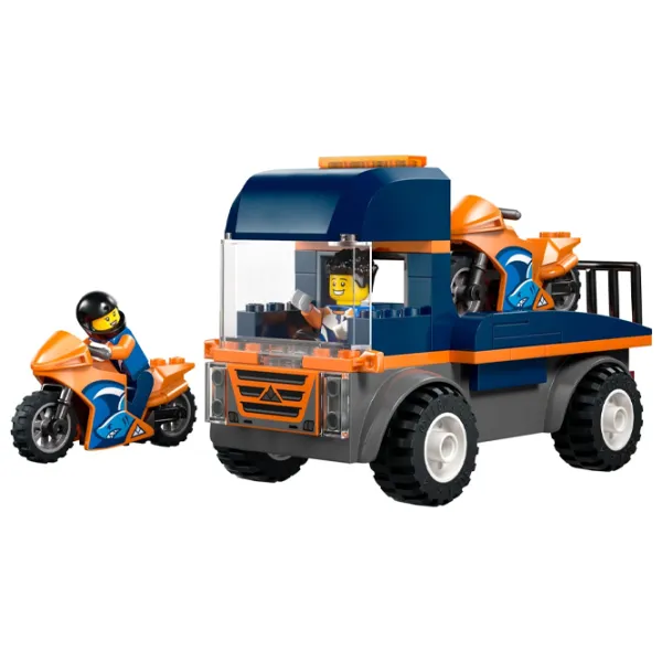 Constructor LEGO Motorcycle Transporter Transport/ Blue photo 2