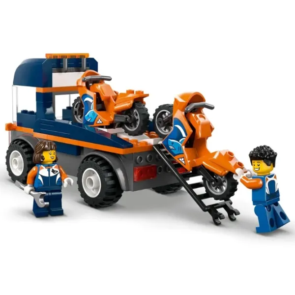 Constructor LEGO Motorcycle Transporter Transport/ Blue photo 6