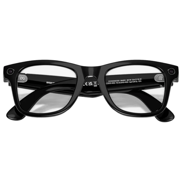 Ochelari smart unisex Ray-Ban Meta Wayfarer Plastic / Black photo 7