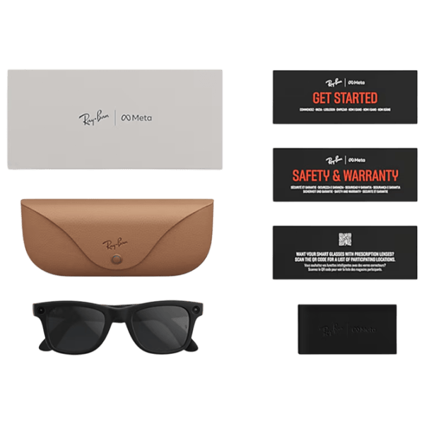 Ochelari smart unisex Ray-Ban Meta Wayfarer Plastic / Black photo 9