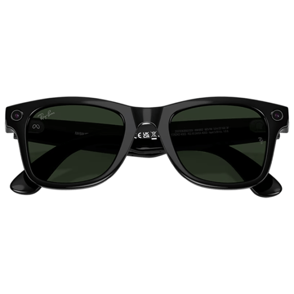 Ochelari smart unisex Ray-Ban Meta Wayfarer Plastic / Black photo 3