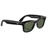 Ochelari smart Ray-Ban Meta Wayfarer Black Fără fir / Dark green photo 4