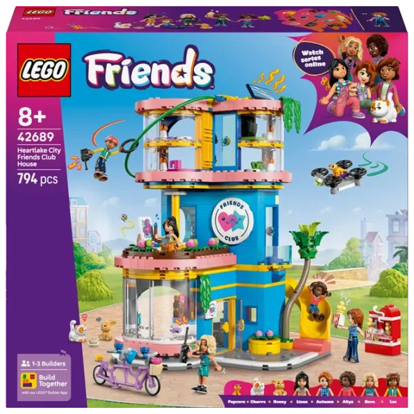 Конструктор LEGO Heartlake City Friends Club House Классический/ Синий photo 1