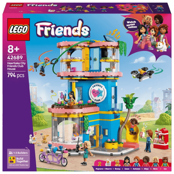 Конструктор LEGO Heartlake City Friends Club House Классический/ Синий photo 1