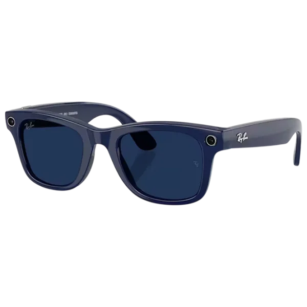 Ochelari smart unisex Ray-Ban Meta Wayfarer Plastic / Blue photo 3