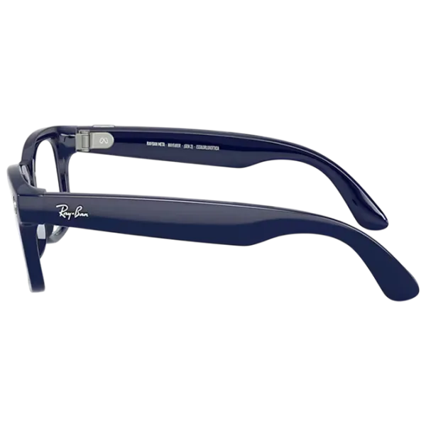 Ochelari smart unisex Ray-Ban Meta Wayfarer Plastic / Blue photo 5