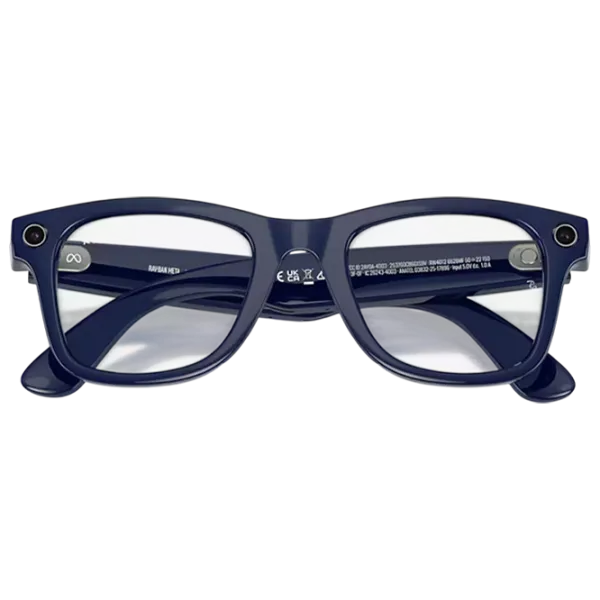 Ochelari smart unisex Ray-Ban Meta Wayfarer Plastic / Blue photo 6