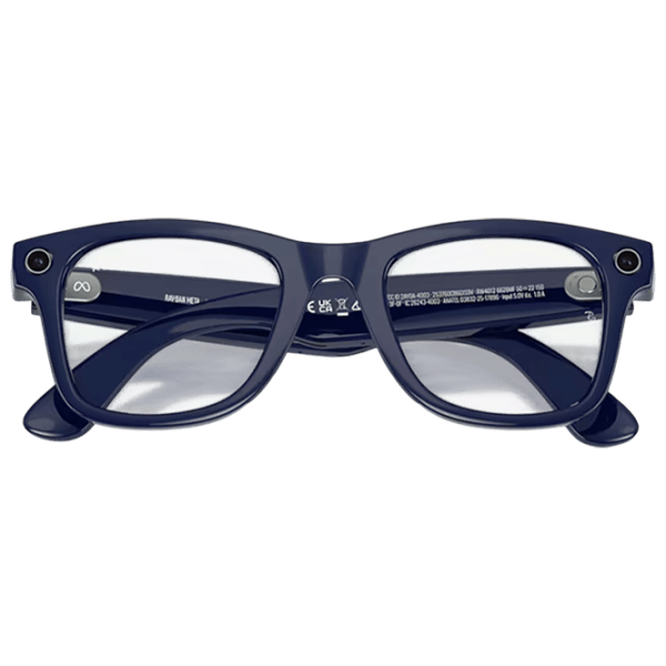 Ochelari smart unisex Ray-Ban Meta Wayfarer Plastic / Blue photo 6