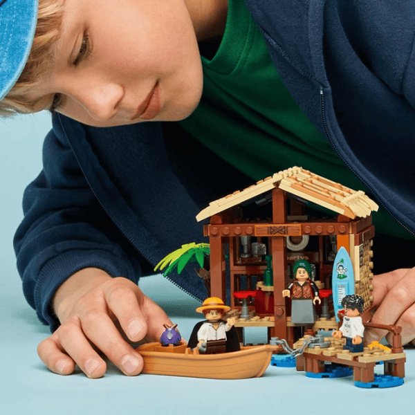 Constructor LEGO Windmill Village Hut Scenă din film/ Brown photo 7