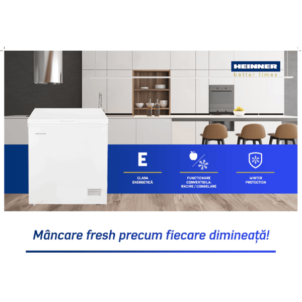 Морозильный ларь Heinner HCF-HM145CE++ 142л / Белый photo 4