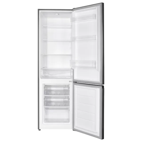 Frigider Heinner HC-HM262INVXD cu congelator jos 262 l / 180 cm / Inox photo 2