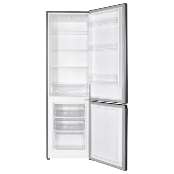 Frigider Heinner HC-HM262INVXD cu congelator jos 262 l / 180 cm / Inox photo 2