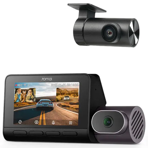 Cameră Auto 70mai T800-2 3Channel HDR 4K Dash Cam + Rear Cam RC24 HDR + 256GB / Black photo 7