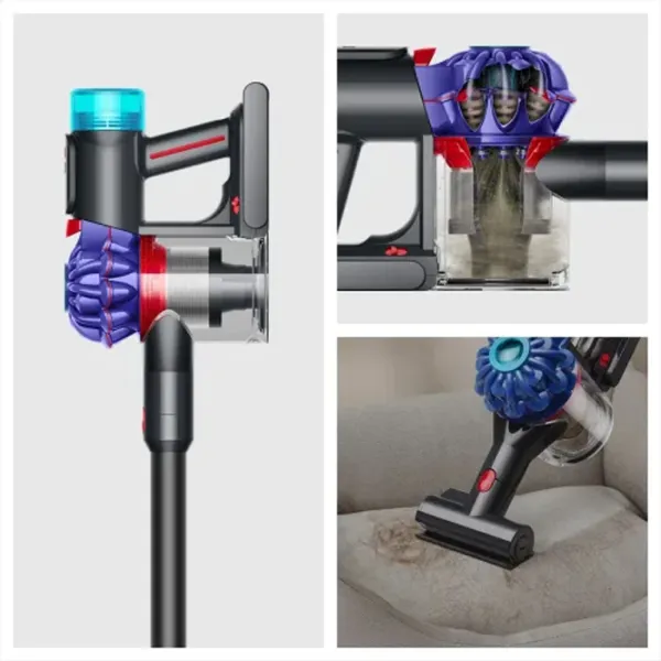 Вертикальный пылесос Dyson V10 Konical + Auto-empty Dok  / Vinca Черный photo 6