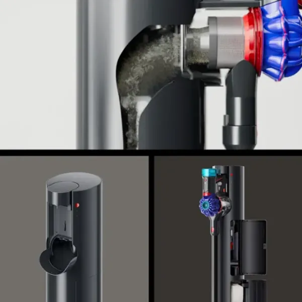 Вертикальный пылесос Dyson V10 Konical + Auto-empty Dok  / Vinca Черный photo 8
