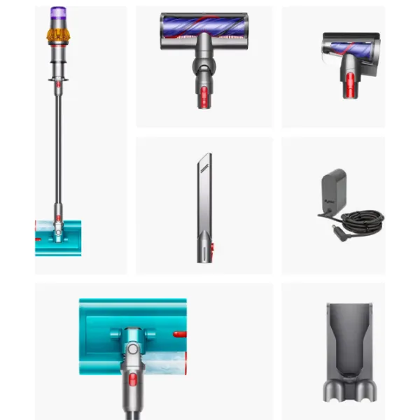 Вертикальный пылесос Dyson V15s Detect Submarine 2026  / Синий Серебряный photo 2