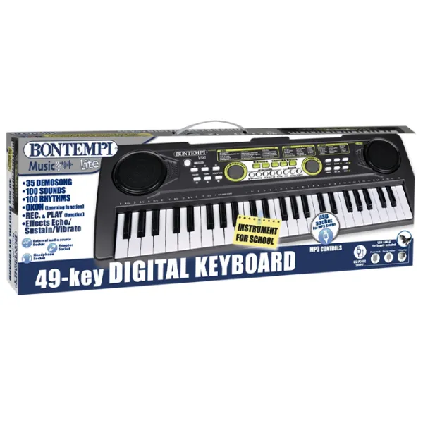 Синтезатор Bontempi 154970 3 года / Черный photo 3