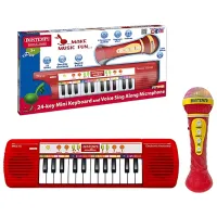Синтезатор Bontempi 602120 3 года / Красный