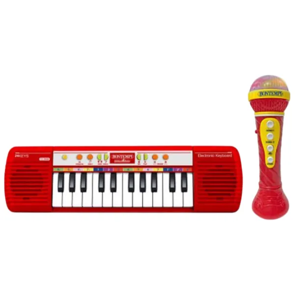 Синтезатор Bontempi 602120 3 года / Красный photo 2